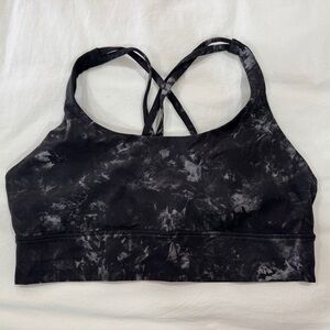 Lululemon Black and Gray Sports Bra